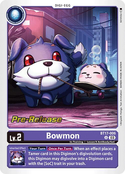 BT14-006 Bowmon :: Uncommon Digimon Card :: BT14: Blast Ace ::