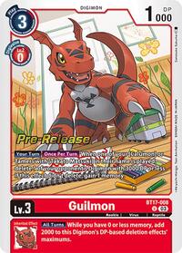 Guilmon (Secret Crisis Pre-Release Cards)