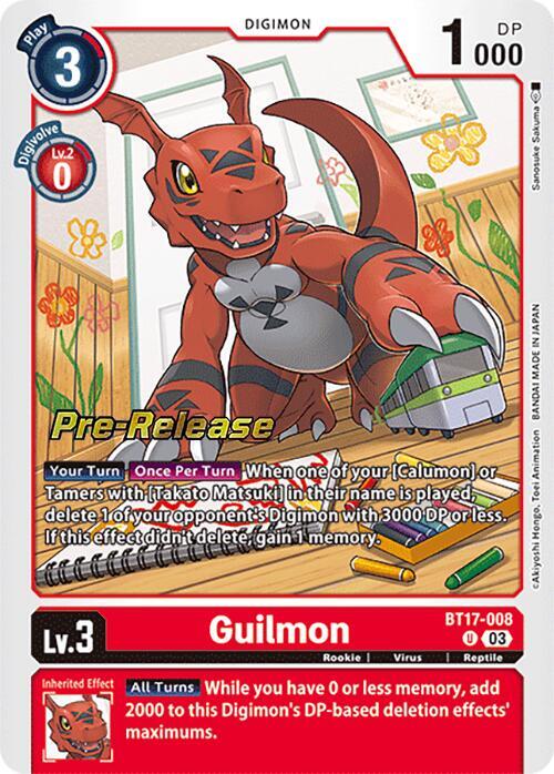 Guilmon - Secret Crisis Pre-Release Cards - Digimon Card Game -  TCGplayer.com