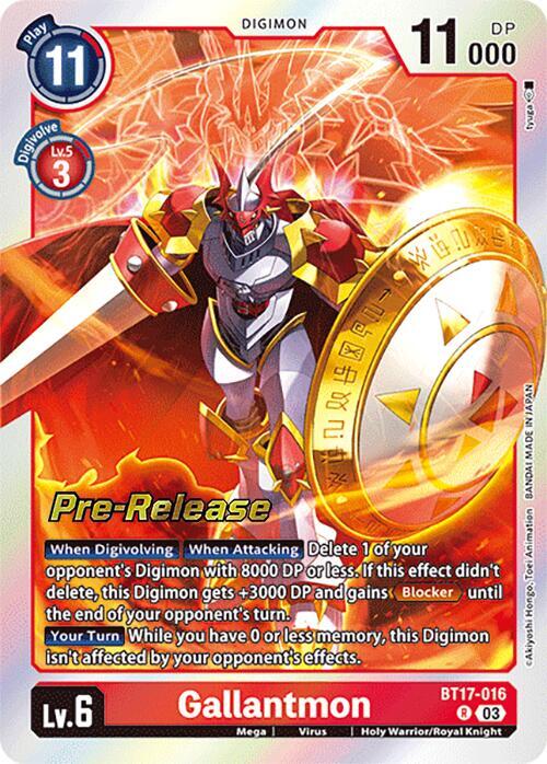 Gallantmon - Secret Crisis Pre-Release Cards - Digimon Card Game