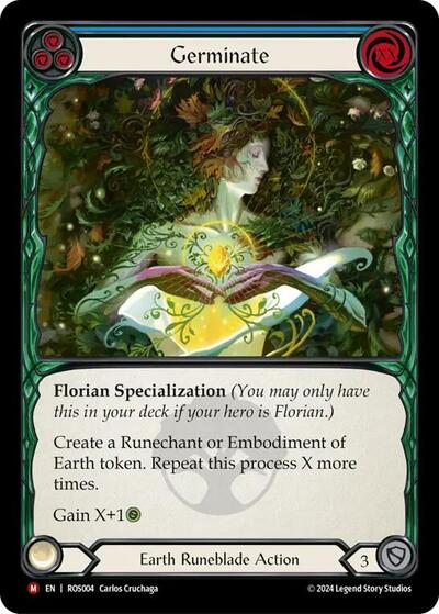 Germinate Rosetta card price