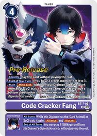 Code Cracker Fang - Secret Crisis Pre-Release Cards - Digimon card