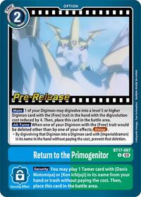 Return to the Primogenitor (Secret Crisis Pre-Release Cards)