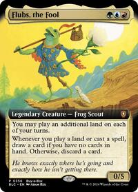 Flubs, the Fool (Extended Art) - Buy-A-Box Promos - Magic: The Gathering card