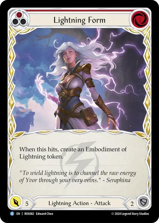 Lightning Form (Red) - Rosetta - Flesh and Blood TCG - TCGplayer.com