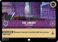 The Library - A Gift for Belle - Shimmering Skies - Lorcana card