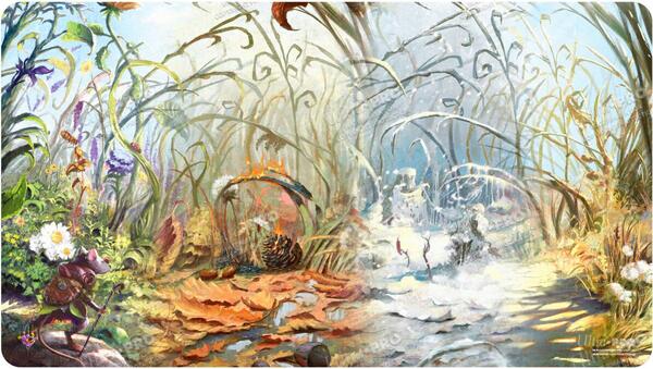 Bloomburrow Plains Seasons Playmat