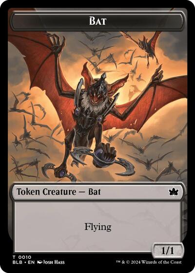 Bat // Warren Warleader Double-Sided Token