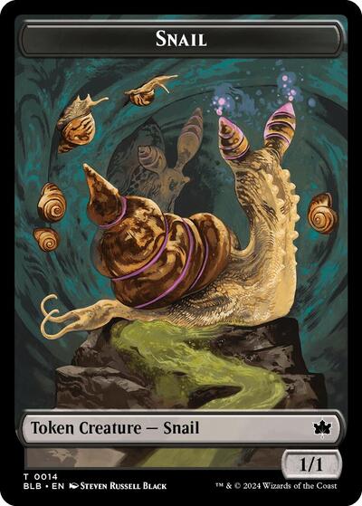 Snail // Thundertrap Trainer Double-Sided Token