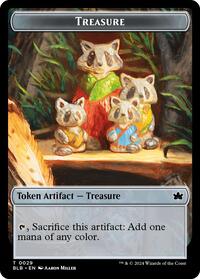 Treasure // Steampath Charger Double-Sided Token