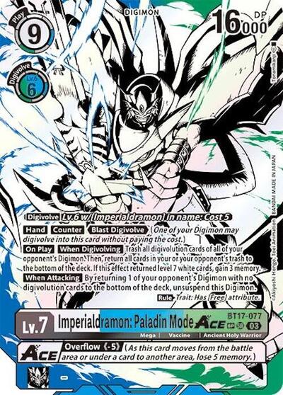 Imperialdramon: Paladin Mode ACE (Textured) Secret Crisis card price