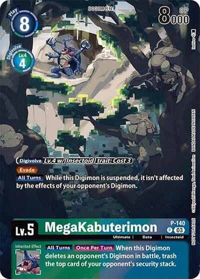 MegaKabuterimon (Update Pack 2024) Digimon Promotion Cards card price