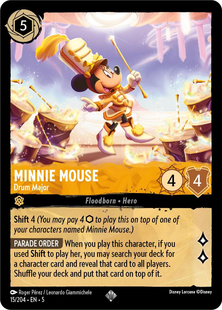 Minnie Mouse - Drum Major - Shimmering Skies - Disney Lorcana