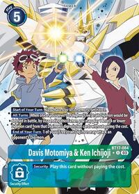 Davis Motomiya & Ken Ichijoji (Alternate Art) - Secret Crisis - Digimon card