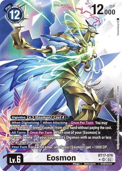 Eosmon - BT17-076 (Alternate Art) Secret Crisis card price