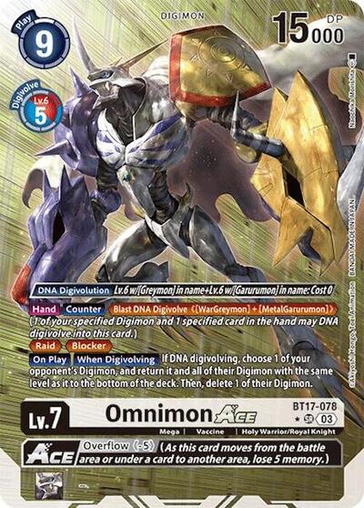 Omnimon ACE (Alternate Art) Secret Crisis card price