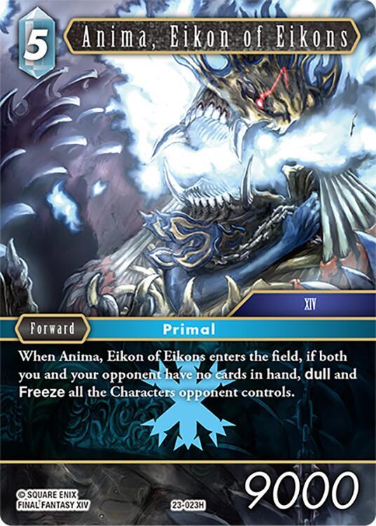 mtg final fantasy anima Anima, Eikon of Eikons - Hidden Trials (As this Saga enters and after your draw step FOIL SUMMON: ANIMA X4 Final