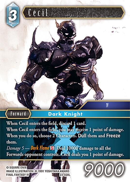 cecil ff mtg card PSA GEM MT 10 Cecil[Magic The Gathering Final Fantasy] Dark Knight // Cecil MTGNexus - Cecil Harvey, Dark