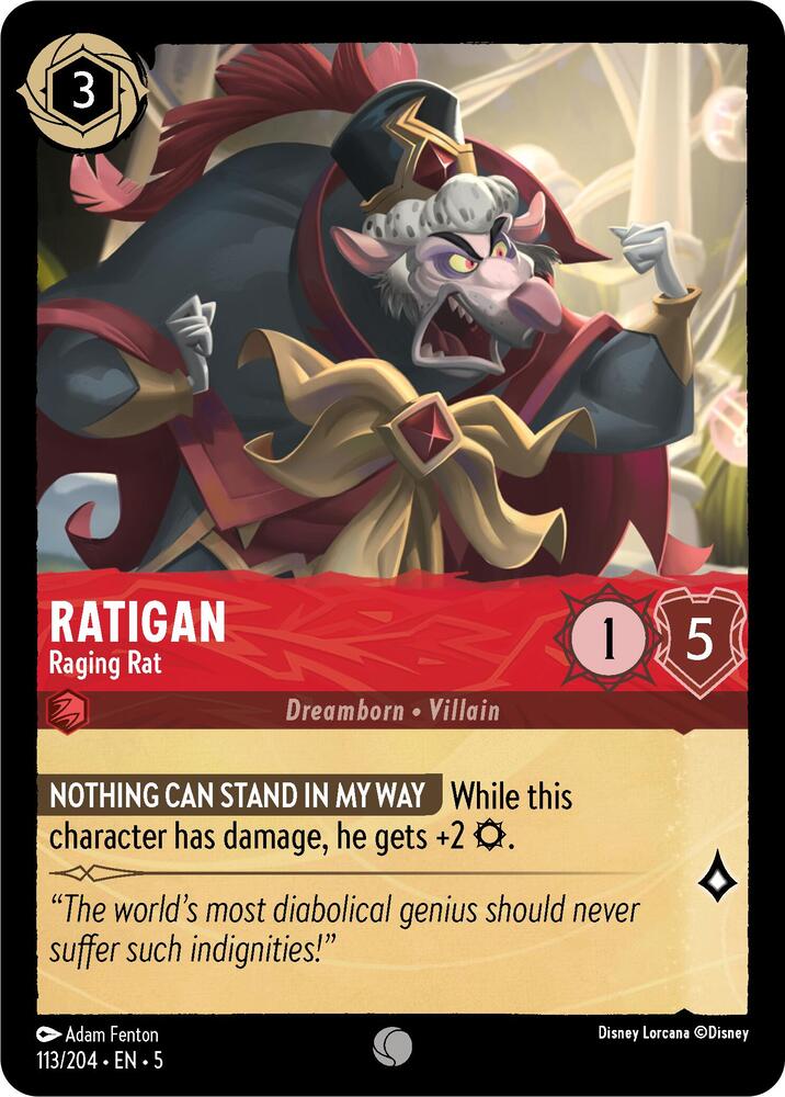 Ratigan - Raging Rat - Shimmering Skies - Disney Lorcana - TCGplayer.com