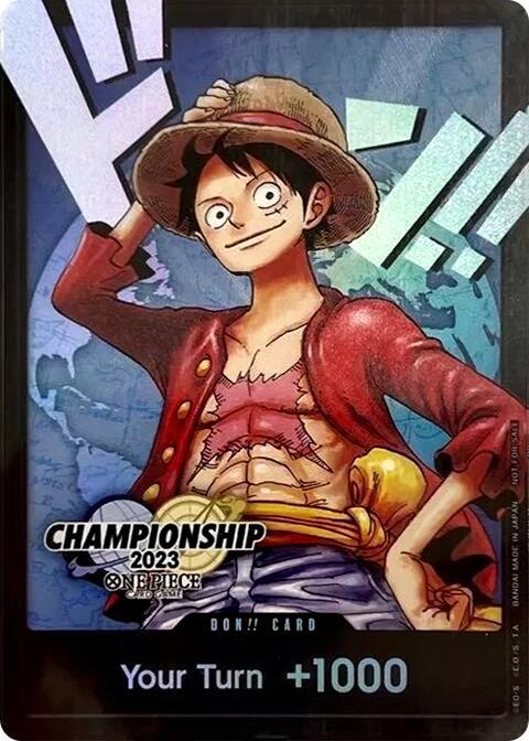 DON Card MonkeyDLuffy 2023 World Championship Finals onepiece card