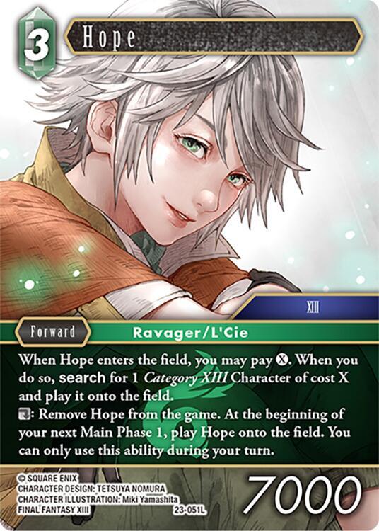 Hope - Hidden Trials - Final Fantasy TCG - TCGplayer.com
