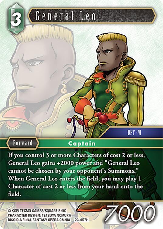 General Leo - Hidden Trials - Final Fantasy TCG - TCGplayer.com