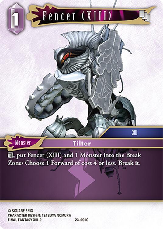 Fencer (XIII) - Hidden Trials - Final Fantasy TCG - TCGplayer.com