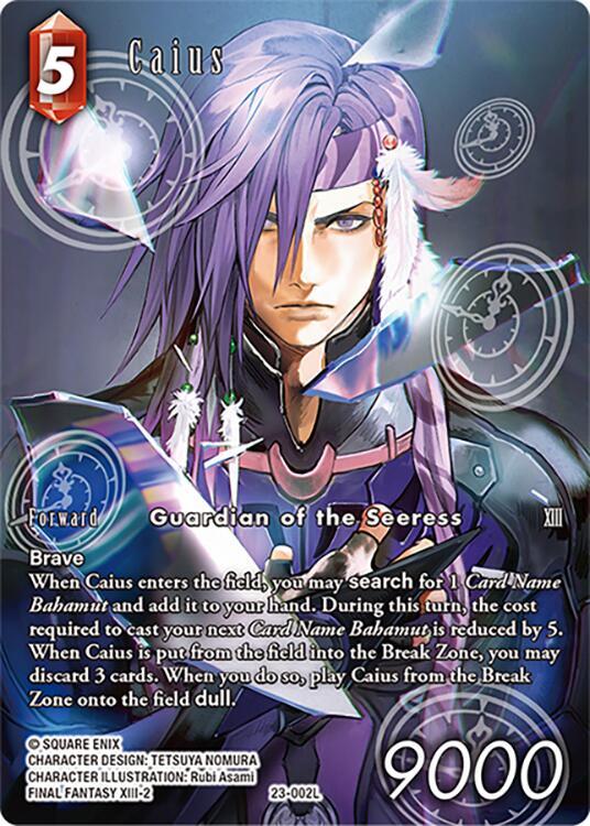 fftcg カイアス　フルアート Caius (Full Art) - Hidden Trials - Final Fantasy TCG - TCGplayer.com