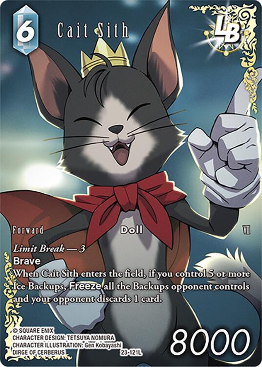 mtg final fantasy cait sith Cait Sith, Fortune Teller [FINAL FANTASY Commander] main image 1