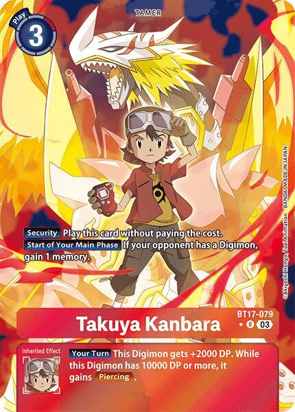 Takuya Kanbara (Alternate Art) - Secret Crisis - Digimon