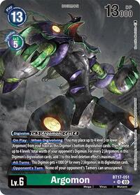 Argomon - BT17-051 (Alternate Art) - Secret Crisis - Digimon card