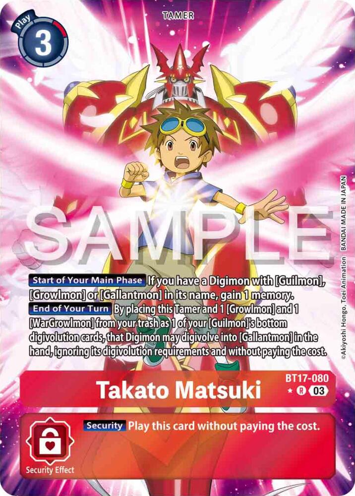 Takato Matsuki (Alternate Art) - Secret Crisis - Digimon Card Game