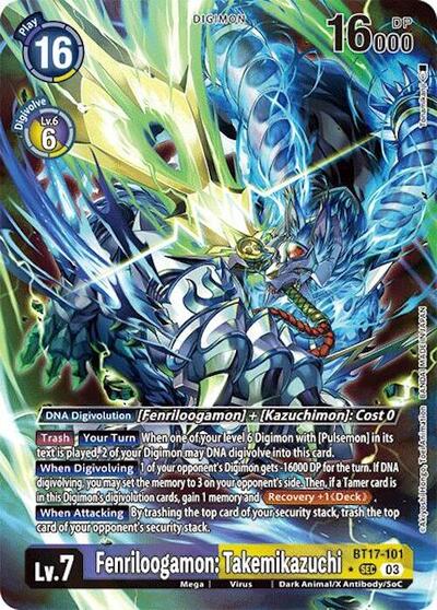 Fenriloogamon: Takemikazuchi (Alternate Art) Secret Crisis card price