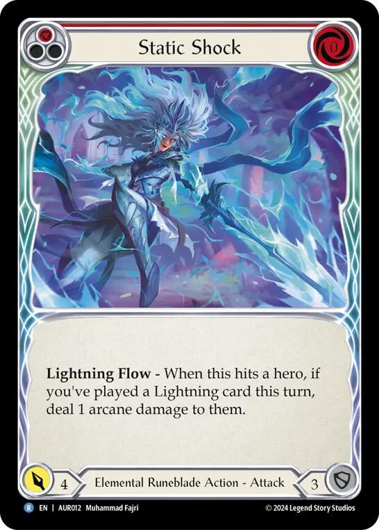 Static Shock (Red) - 1st Strike - Flesh and Blood TCG - TCGplayer.com