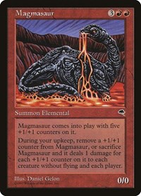 Magmasaur - Tempest - Magic: The Gathering card