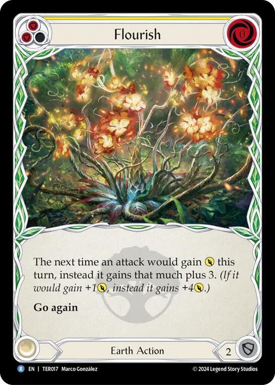 Flourish (Yellow) - 1st Strike - Flesh and Blood TCG - TCGplayer.com
