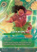 You're Welcome (Enchanted) - Shimmering Skies - Disney Lorcana