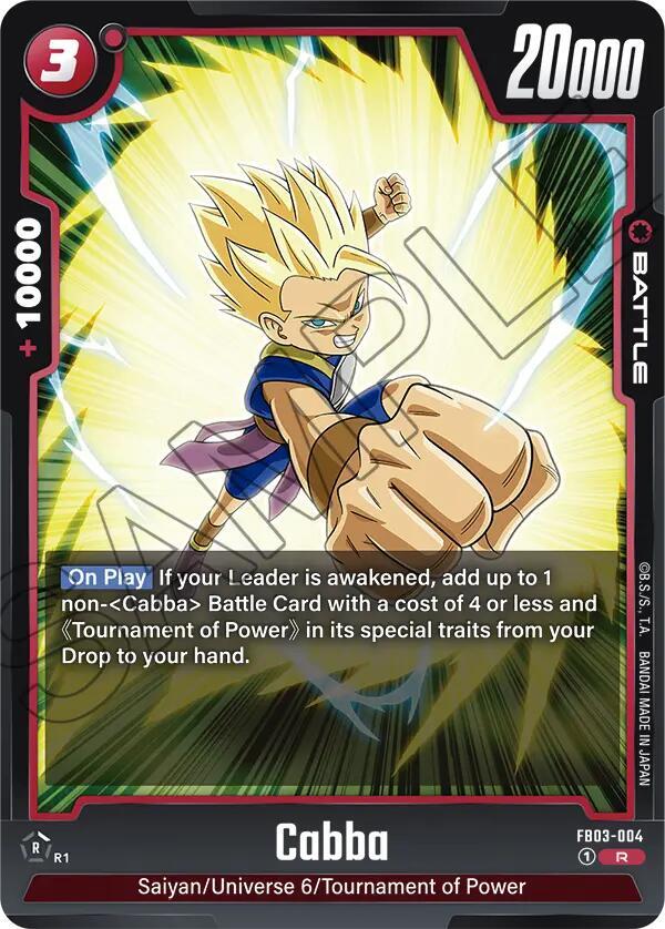 Cabba - Raging Roar - Dragon Ball Super: Fusion World - TCGplayer.com