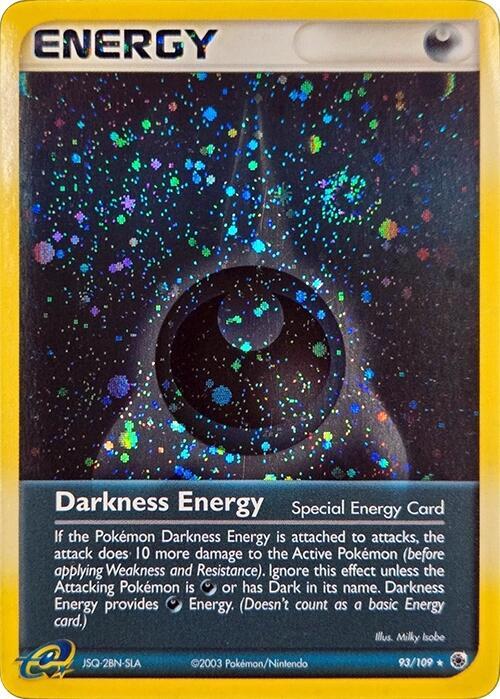 Darkness Energy (Special) - 93/109 (Cosmos Holo) 93/109 from League & Championship Cards