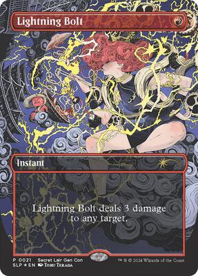 Lightning Bolt - Secret Lair Showdown - Magic: The Gathering