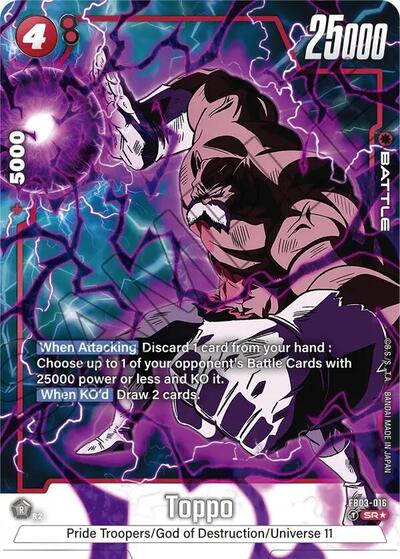 Toppo - FB03-016 (Alternate Art) card