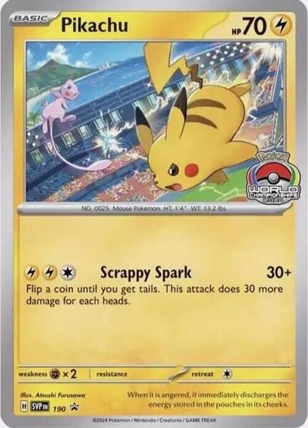 Pikachu card image