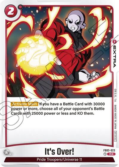 It's Over! - FB03-023 (Championship Pack 02) card