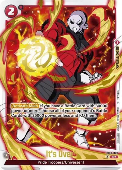 It's Over! - FB03-023 (Championship Pack 02) (Gold) Tournament and Championship Promos Rare Dragon Ball card — value and price
