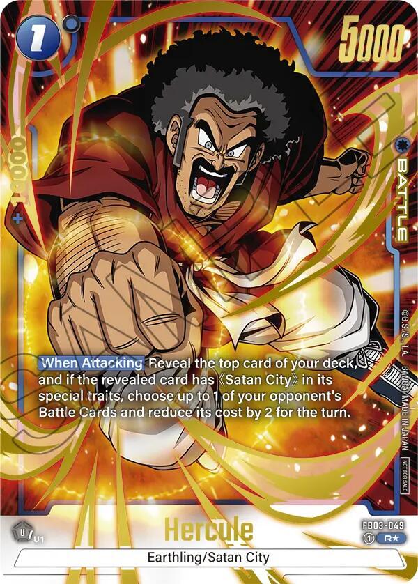 Hercule - FB03-049 (Championship Pack 02) (Gold) - Tournament and