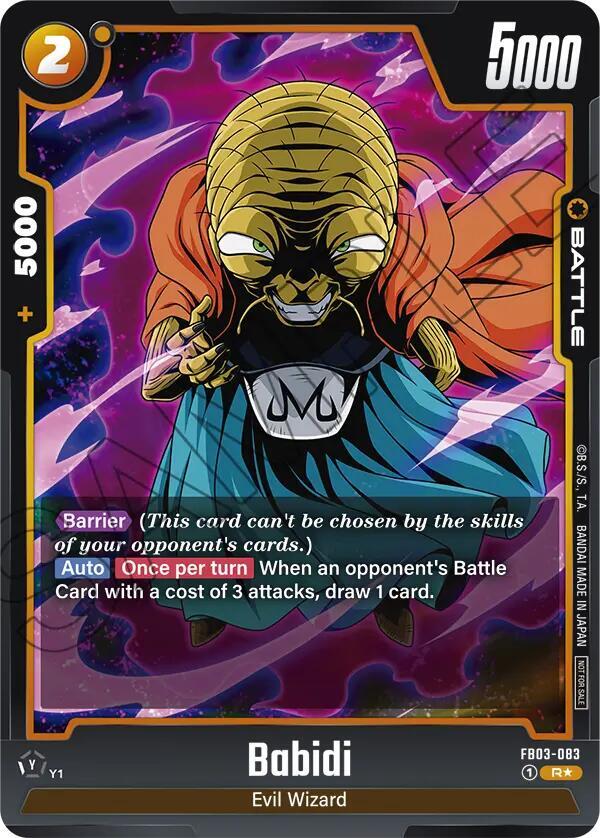 Babidi - FB03-083 (Championship Pack 02) - Tournament and Championship  Promos - Dragon Ball Super: Fusion World