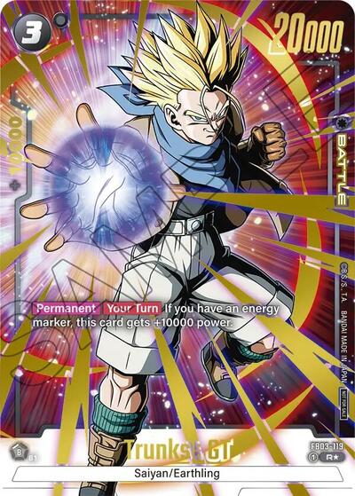 Trunks : GT - FB03-119 (Championship Pack 02) (Gold) card