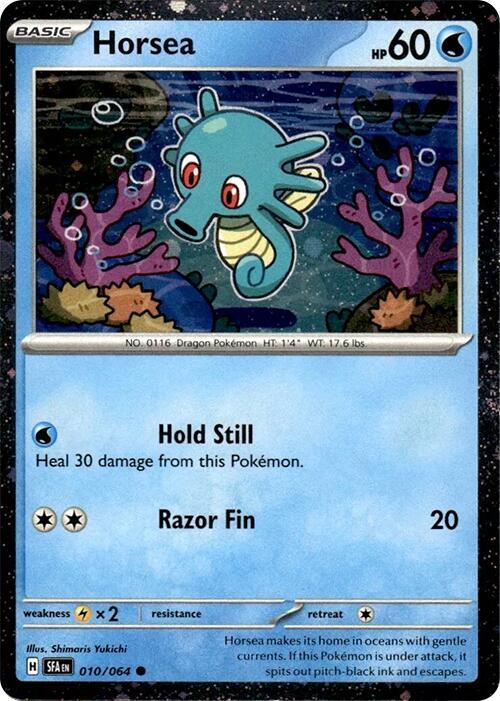 Horsea - 010/064 (Cosmos Holo) 010/064 from Miscellaneous Cards & Products