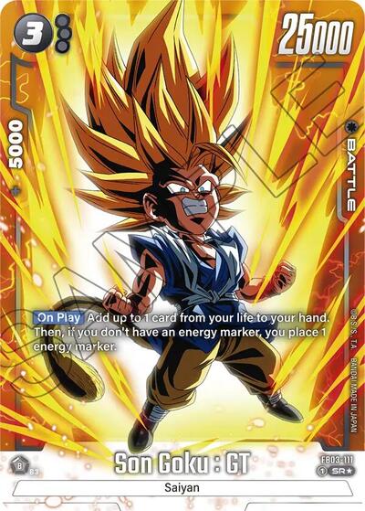 Son Goku : GT - FB03-111 (Alternate Art) card