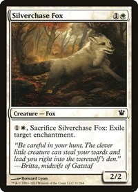 Silverchase Fox - Innistrad - Magic: The Gathering card